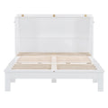 Full/Queen Size Murphy Bed Wall Bed with a Large Storage Drawer, Space Saving Murphy Cabinet Bed w/ a set of Sockets & USB Ports