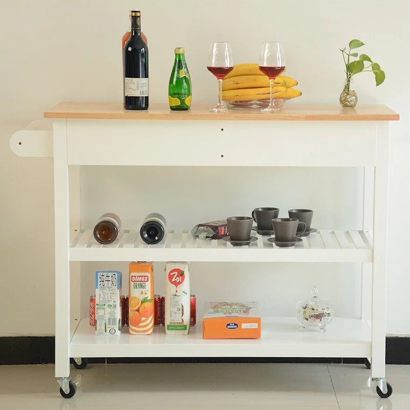 Kitchen Island & Kitchen Cart(no include stool)