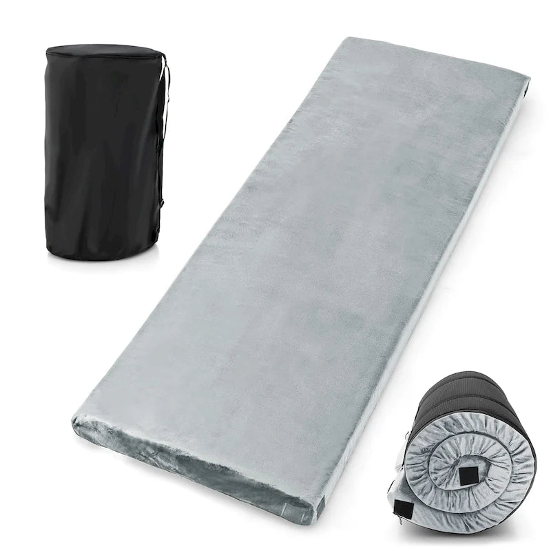 Lightweight Roll-Up Memory Foam Travel Mattress