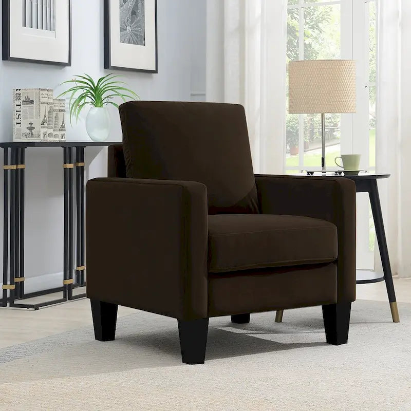 Polyester Mid-Century Arm Chair