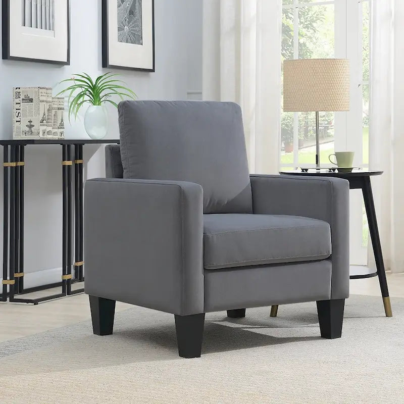 Polyester Mid-Century Arm Chair