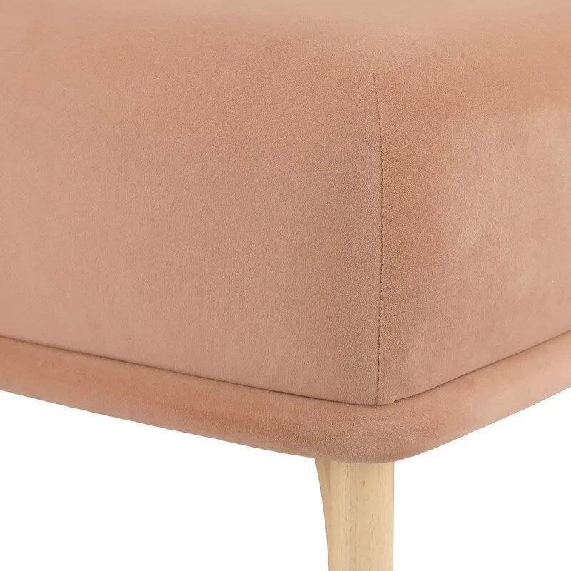 Round Velvet Ottoman