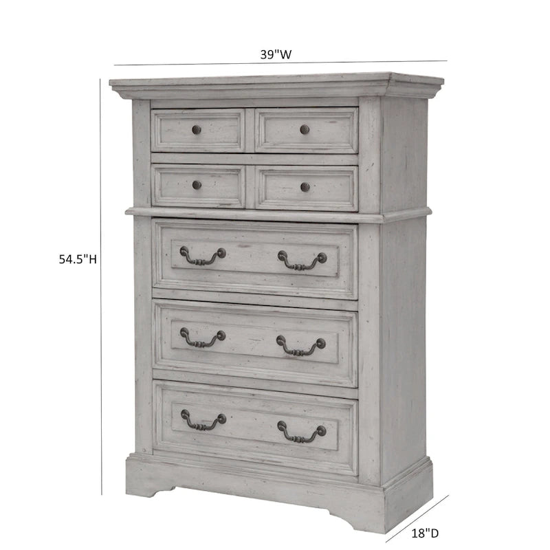 5-Drawer Chest - Rustic Style
