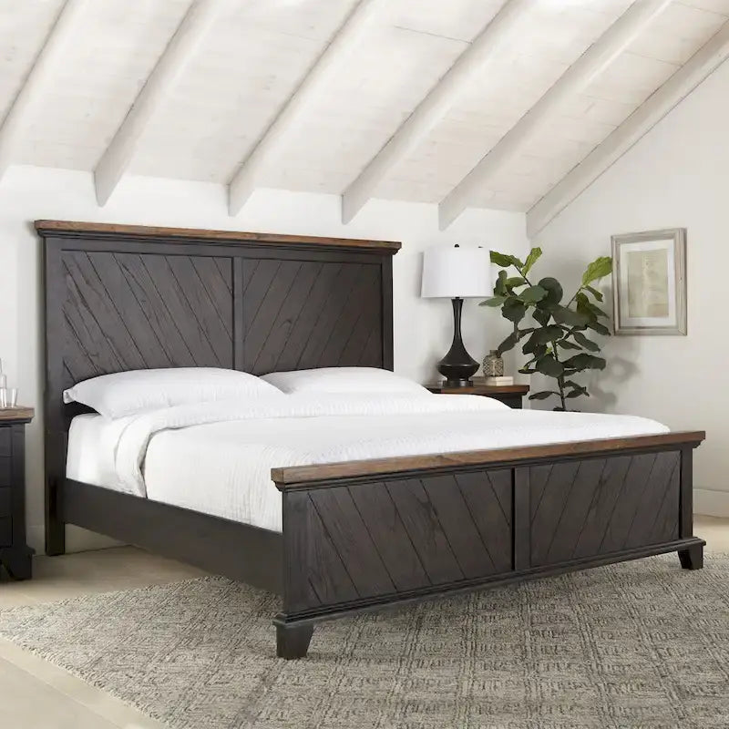 Rustic Panel Bed - Queen or King