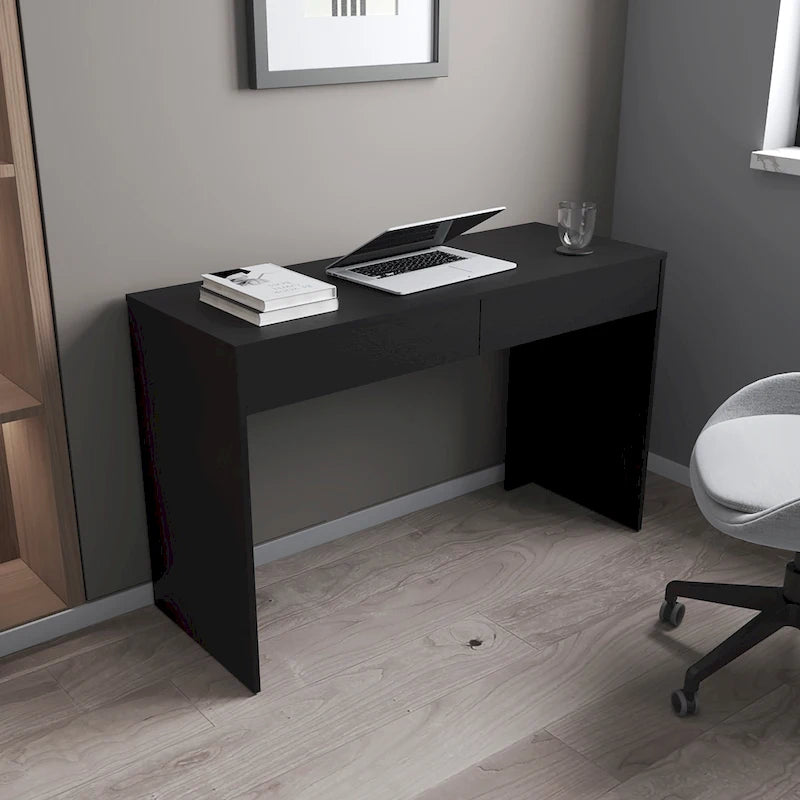 2-Drawer Computer Desk with Handleless Drawers