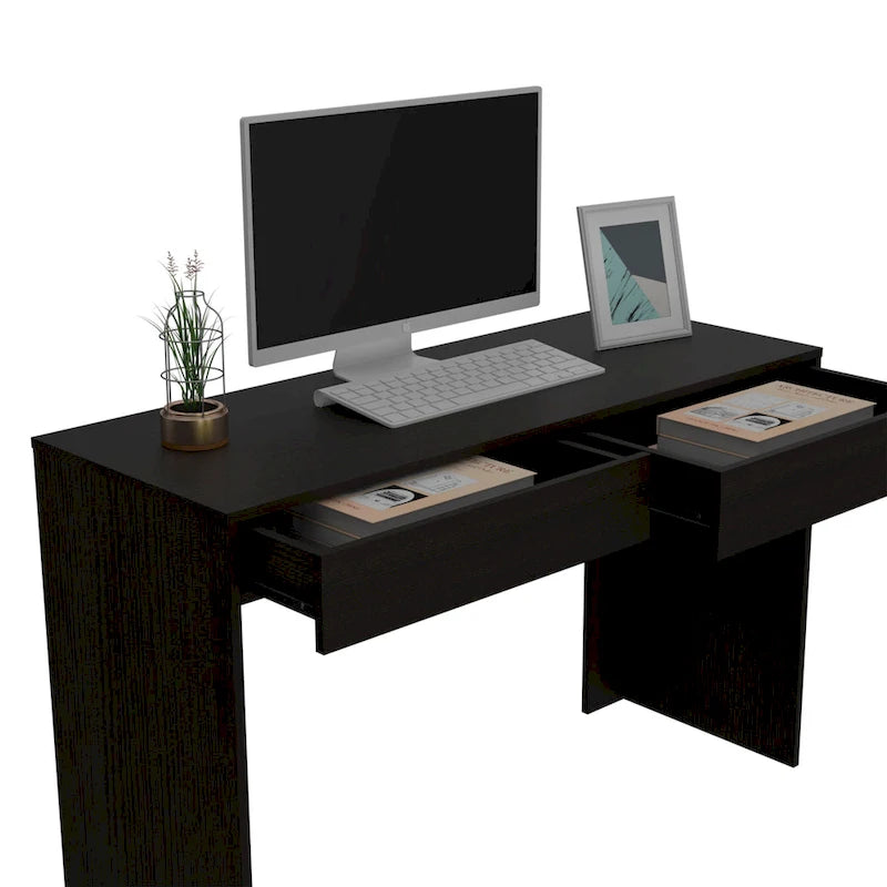 2-Drawer Computer Desk with Handleless Drawers