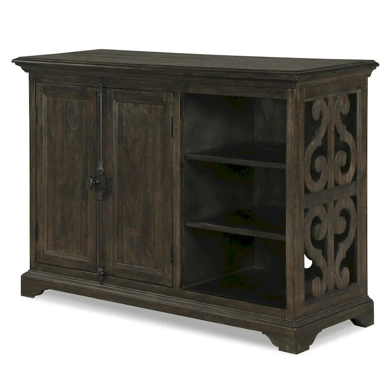 Traditional Weathered Peppercorn Printer Stand