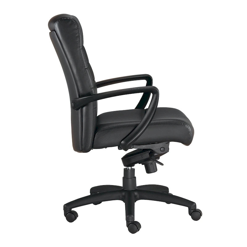Bonded Leather Executive Chair - High-Back or Mid-Back