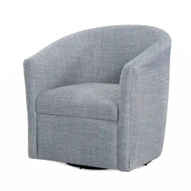 Swivel Barrel Polyester Chair