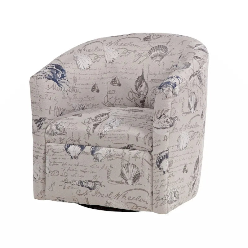 Swivel Barrel Polyester Chair