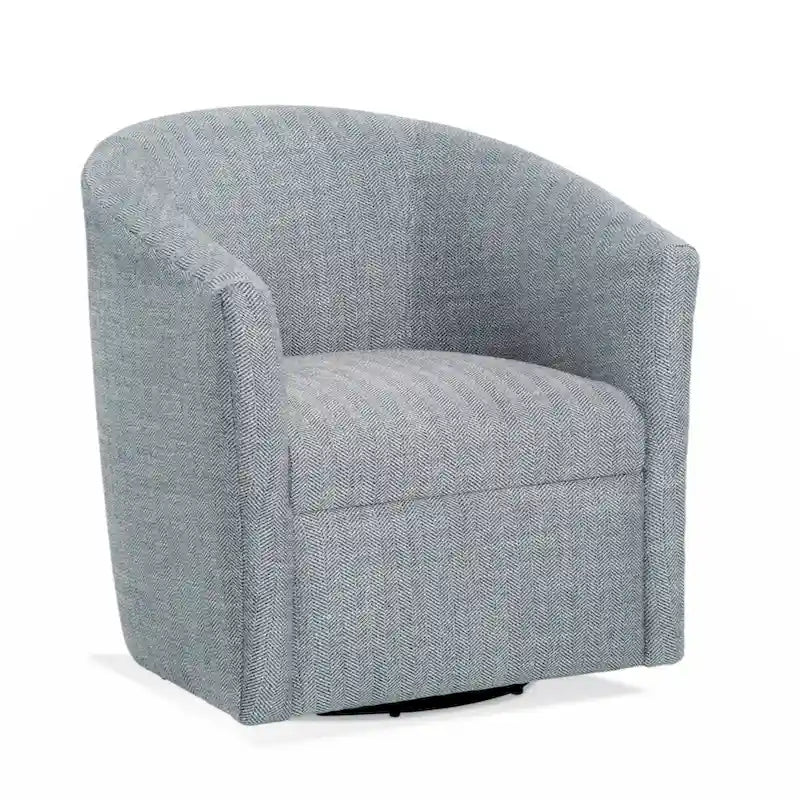 Swivel Barrel Polyester Chair