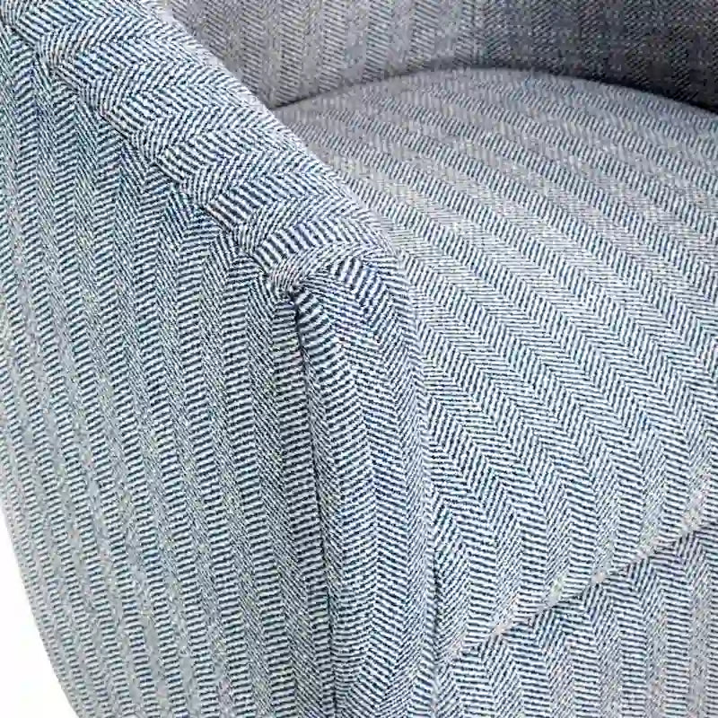 Swivel Barrel Polyester Chair