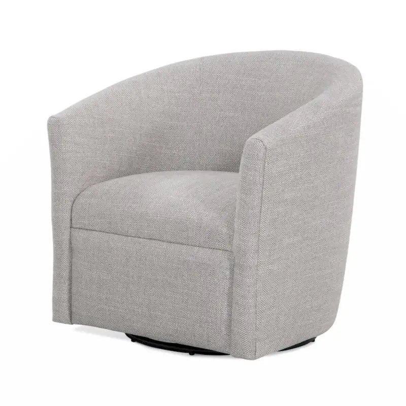 Swivel Barrel Polyester Chair