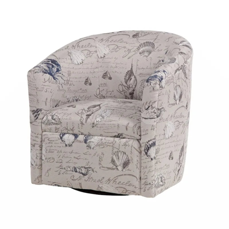 Swivel Barrel Polyester Chair