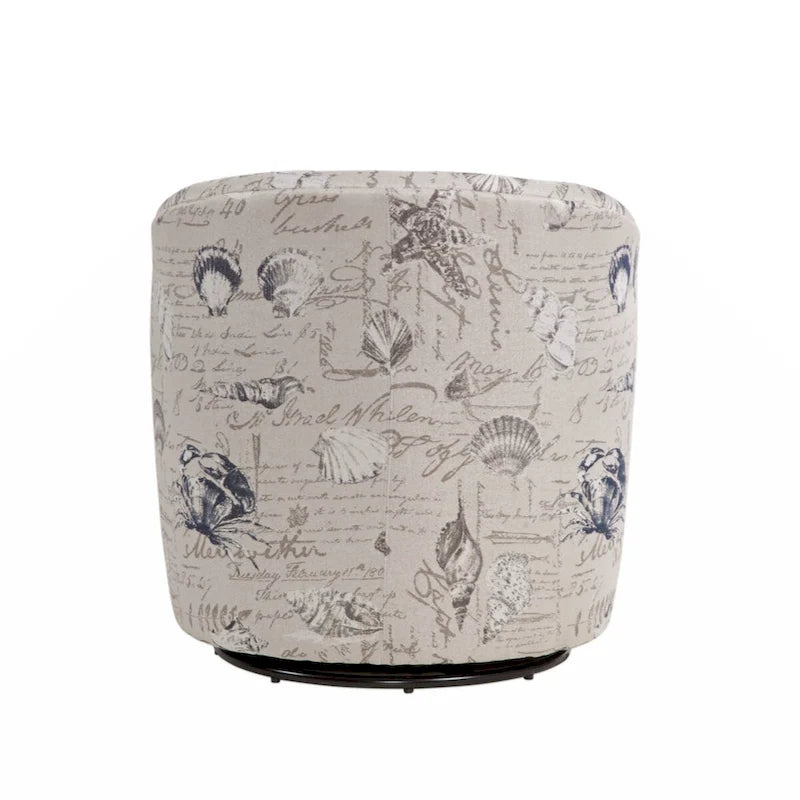 Swivel Barrel Polyester Chair