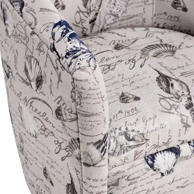 Swivel Barrel Polyester Chair