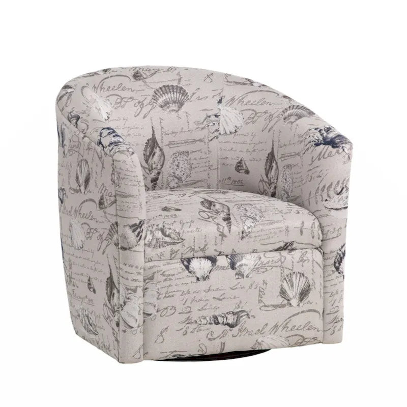 Swivel Barrel Polyester Chair