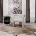Open Barrel Back Upholstered Accent Chair